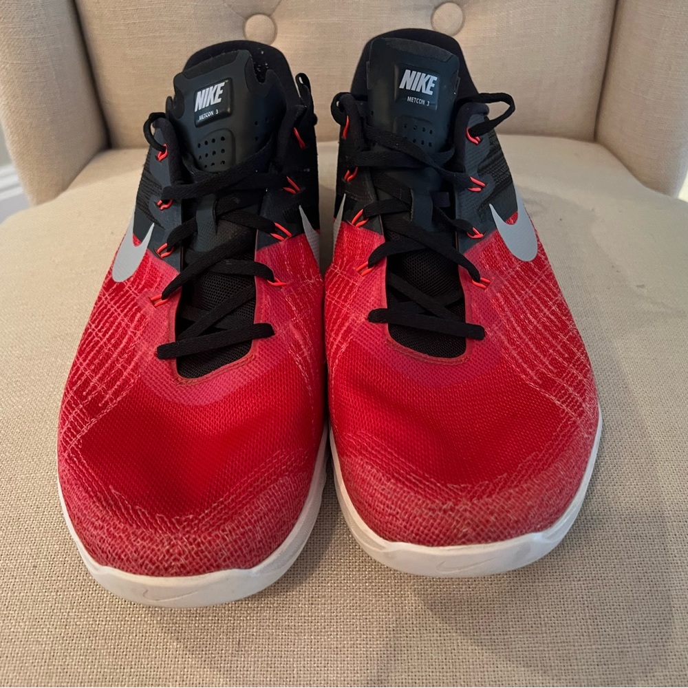 Nike Mens Metcon 3 Cross Training Shoes University Red Size 13